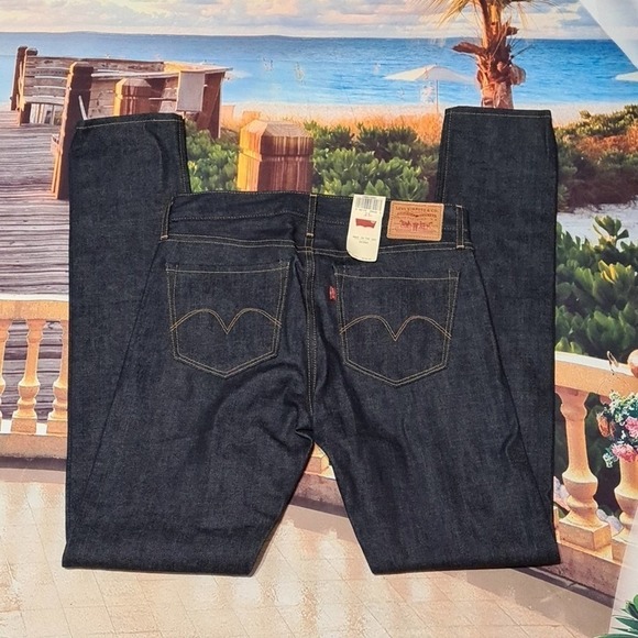 Levi's Button Fly Skinny Jeans Size 25 NWT - Picture 6 of 6